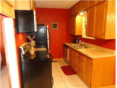 Newly re-finished cabinets and new counter tops