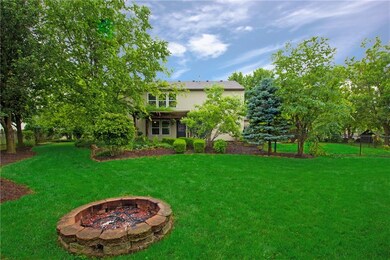 Enjoy the spacious yard around the built in fire pit!