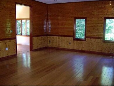 Living Room Living room with hardwood floors, open