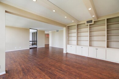 Den perspective towards the Dining Area that leads