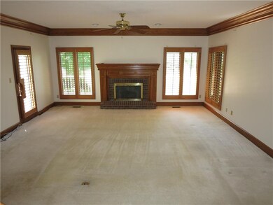 21 X 18 Great room with fireplace (woodburning but