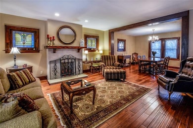 The open living room and dining room offers perfec