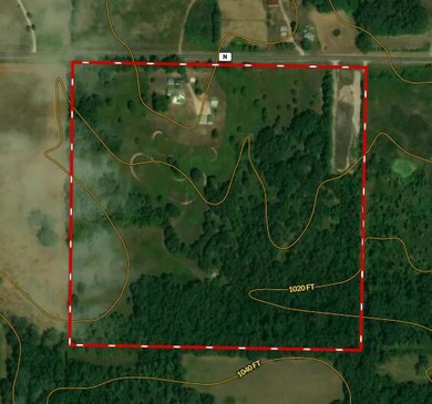 Aerial View with Contour Line