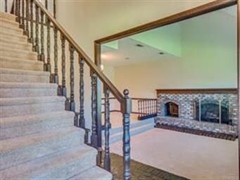 View from  Stairs to living room