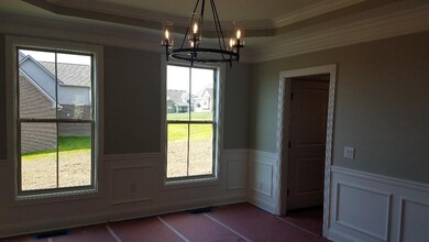 Formal dining room.  Beautiful trim work!