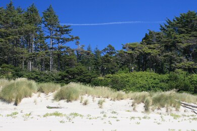 Beach looking East at lot