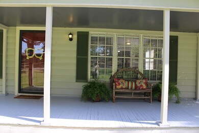 A front porch make a house feel like home!