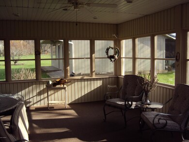 Enclosed rear porch