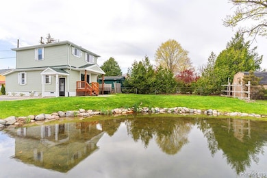 Water view toward the home