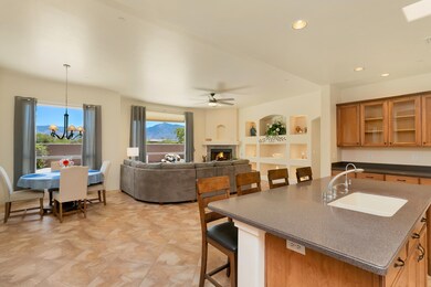 Great Room with built ins and fire place