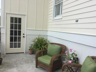 Patio entrance to outdoor kitchen