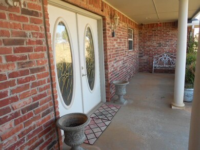 Front entry, porch