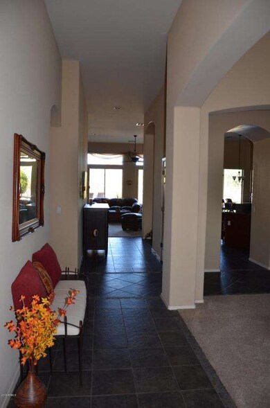 TILED ENTRY TO UPGRADED HOME