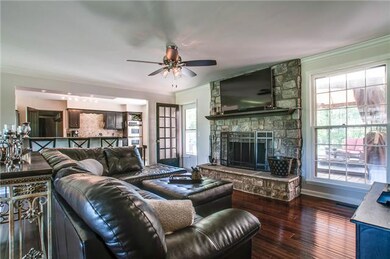 Stunning Tennessee Limestone Fireplace installed in 2014.  Open Floor Plan with Neutral Colors