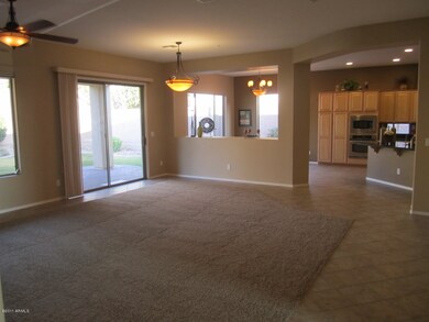 Greatroom open to kitchen