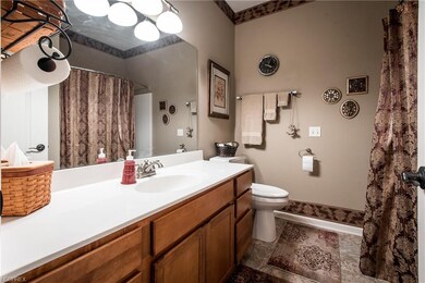 Main bathroom adjacent to bedroom 2