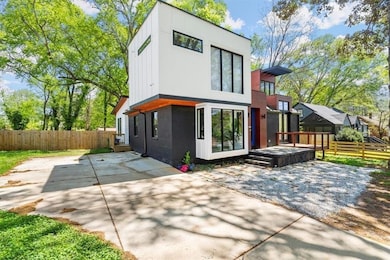 Driveway side of home