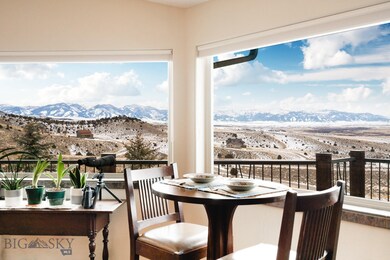 Stunning Bridger views from dining room & kitchen.