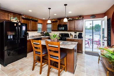 Spacious kitchen with ample cabinets including 2 p
