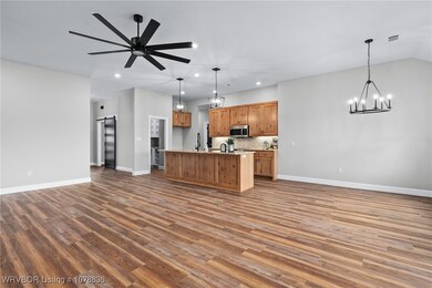 Open floor plan for Kitchen Living Dining