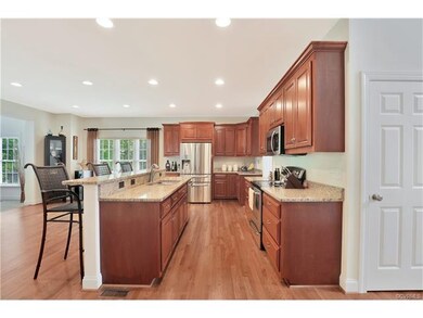 Chef's kitchen with granite counters, Stainless St