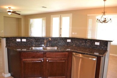 Kitchen with Family Room View