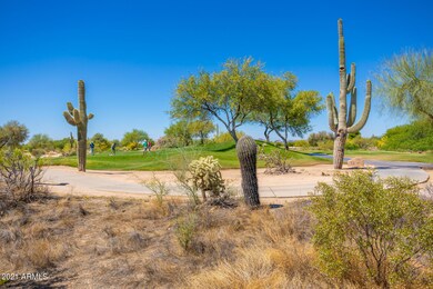 You can glimpse the golf course