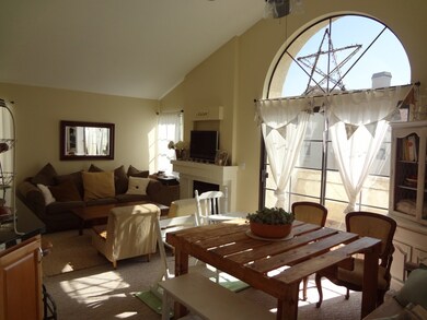 Dining Area with Vaulted Ceiling