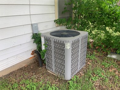 Exterior details with new central AC installed 2024