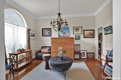 dining/living area just off entry