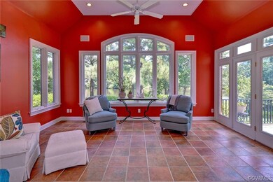 This sunroom is truly exceptional with its beautif