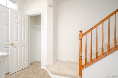 View of carpeted entryway