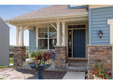 Front porch sitting area