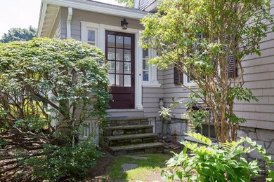 Entrance to enclosed porch