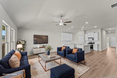 Virtually Staged Living Room