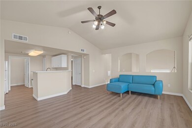Unfurnished room featuring light wood-style floors