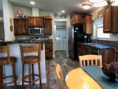 Dining Kitchen Looking Toward Laundry Room