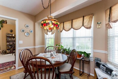 Lots of natural light comes through all the windows in the kitchen.