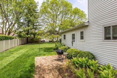 Rear patio area