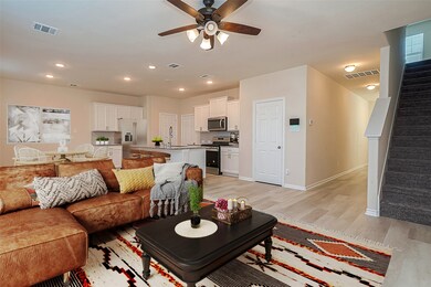 First floor  boasts durable luxury vinyl planks in