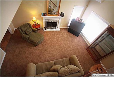 Looking down from the staircase.