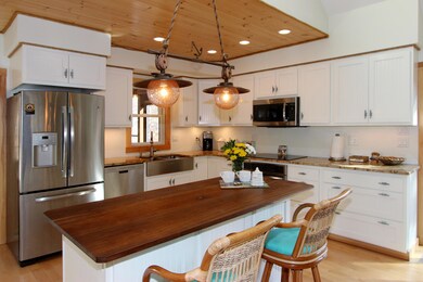 Granite, Stainless, Walnut Island top