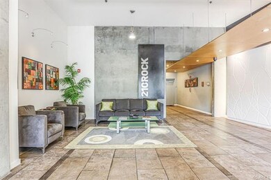 Lobby of 210 Rock condo building. All guest and re