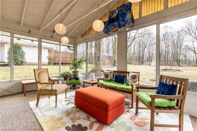 3 season room provides additional living space and