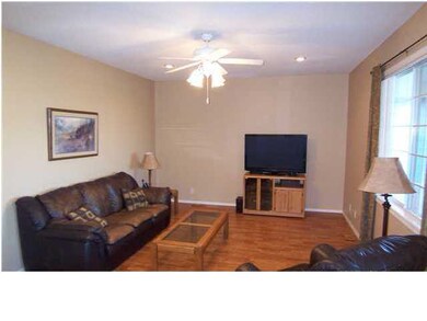 Wonderful family room with Laminate floors.