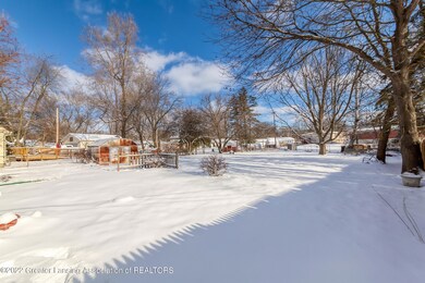 backyard with shed