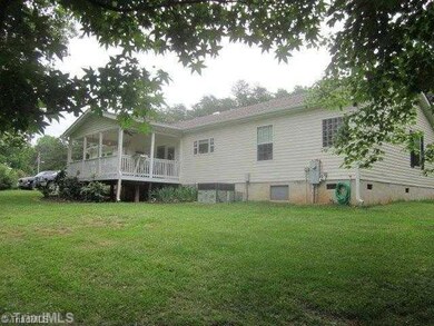 Exterior Back. Back view of home and the awesome porch!