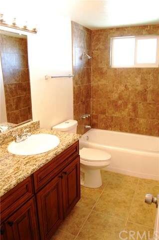 All new main bathroom with granite counter top and