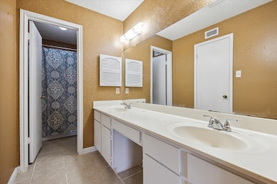 Primary bath with walk-in closet.