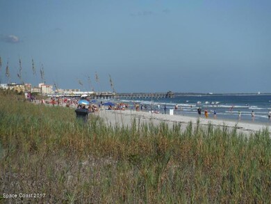Cocoa Beach Pier from Dolphin Beach